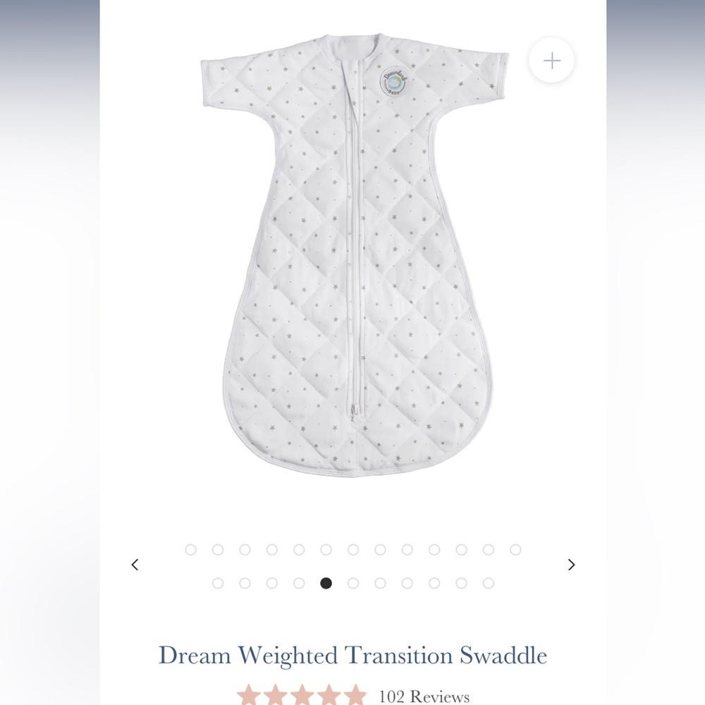 Gently used Dreamland Baby Weighted Transition Swaddle